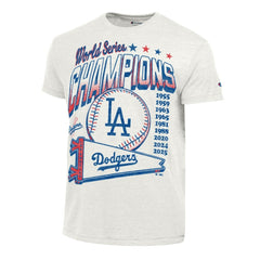 Los Angeles Dodgers Champion Winning Tradition Cooperstown Tri-Blend T-Shirt - MLB T-shirts