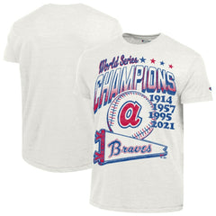 Atlanta Braves Champion Winning Tradition Cooperstown Tri-Blend T-Shirt - MLB T-shirts