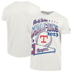 Texas Rangers Champion Winning Tradition Cooperstown Tri-Blend T-Shirt - MLB T-shirts
