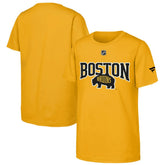 Boston Bruins Fanatics Youth 2026 NHL Stadium Series Authentic Locker Room T-Shirt - NHL T-shirts