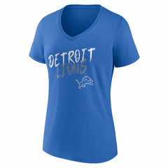 Detroit Lions Women's Hustle V-Neck T-Shirt | NFL Sale