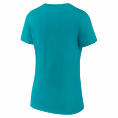 Miami Dolphins Women's Hustle V-Neck T-Shirt | NFL Discount