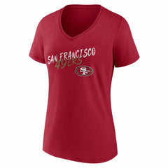 San Francisco 49ers Women's Hustle V-Neck T-Shirt | NFL Near me