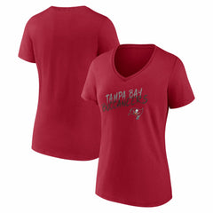 Tampa Bay Buccaneers Women's Hustle V-Neck T-Shirt | NFL On sale