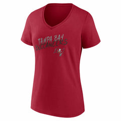 Tampa Bay Buccaneers Women's Hustle V-Neck T-Shirt | NFL On sale