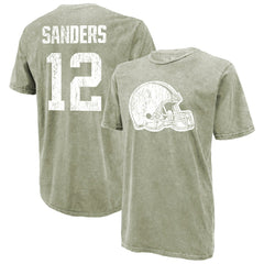 Cleveland Browns Shedeur Sanders Majestic Threads Mineral Wash Name & Number T-Shirt | NFL New
