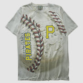 Pittsburgh Pirates Liquid Blue 2000s T-shirt - MLB T-shirts