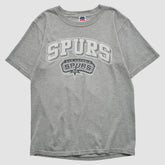 Heather Gray San Antonio Spurs Majestic 2000s T-shirt | NBA
