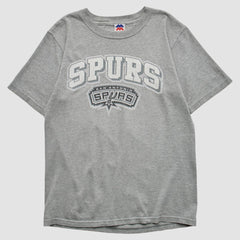 Heather Gray San Antonio Spurs Majestic 2000s T-shirt | NBA