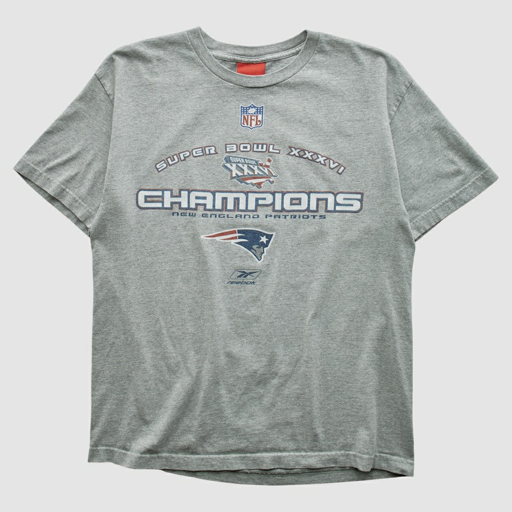 New England Patriots Reebok 2002 T-shirt | NFL Outlet