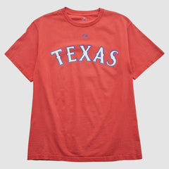 Texas Rangers Majestic 2000s T-shirt - MLB T-shirts
