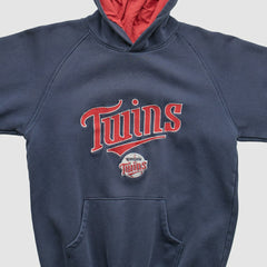 Minnesota Twins Majestic 2000s Hooded Pullover Sweatshirt - MLB Pullover