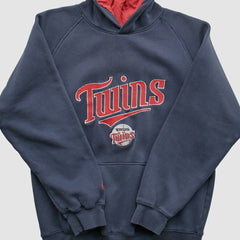Minnesota Twins Majestic 2000s Hooded Pullover Sweatshirt - MLB Pullover