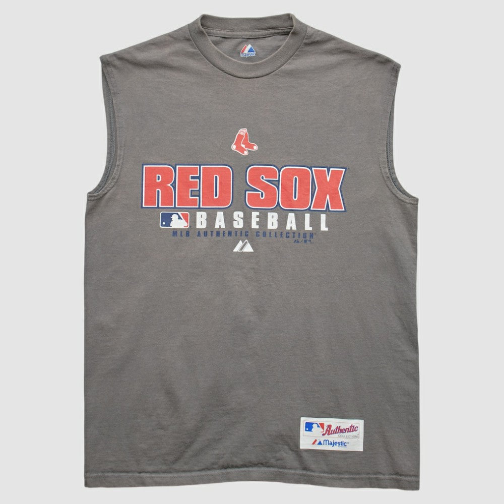 Boston Red Sox Majestic 2000s Tank - MLB Tanks