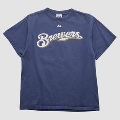Milwaukee Brewers Majestic 2008 T-shirt - MLB T-shirts