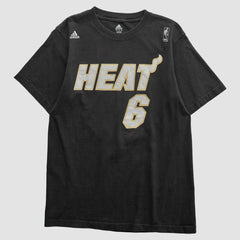 Black Miami Heat 2010s T-shirt | NBA