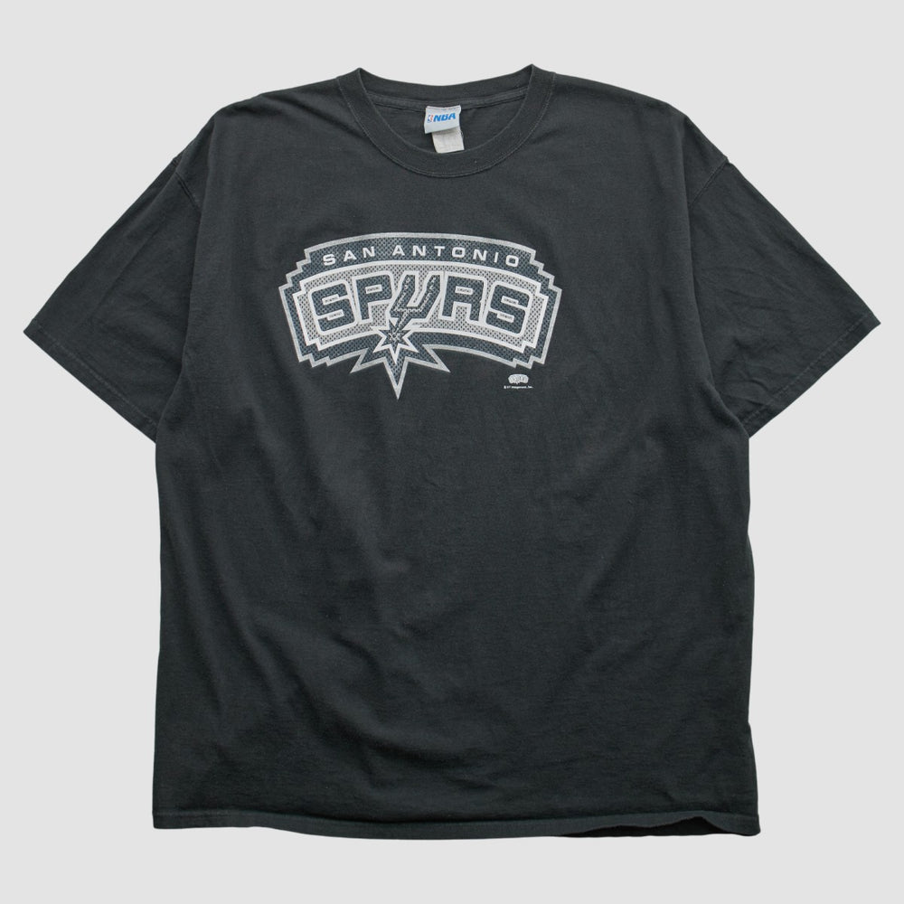 Black San Antonio Spurs NBA 2000s T-shirt | NBA