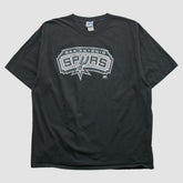 Black San Antonio Spurs NBA 2000s T-shirt | NBA