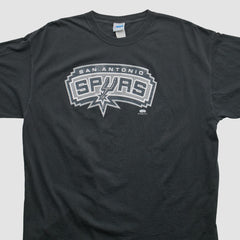 Black San Antonio Spurs NBA 2000s T-shirt | NBA