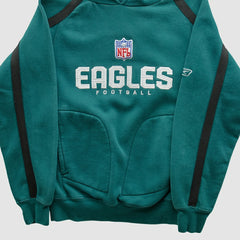 Philadelphia Eagles Reebok 2000s Hooded Pullover Sweatshirt | NFL Outlet