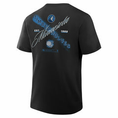 Black Minnesota Timberwolves SOS T-Shirt | NBA