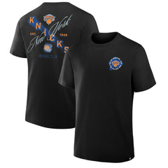 Black New York Knicks SOS T-Shirt | NBA