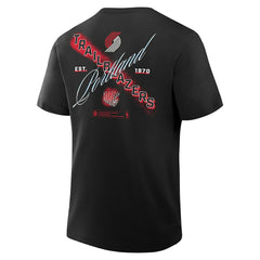 Black Portland Trail Blazers SOS T-Shirt sale | NBA