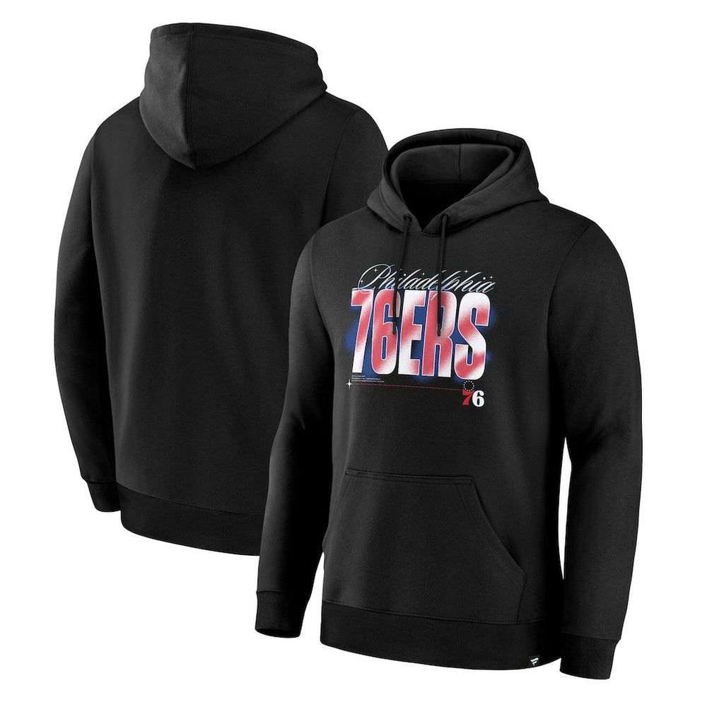 Black Philadelphia 76ers SOS Hoodie | NBA