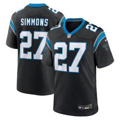 Carolina Panthers Isaiah Simmons Team Game Jersey | NFL Outlet