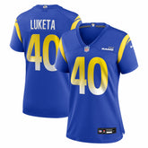 Los Angeles Rams Jesse Luketa Women's Team Game Jersey | NFL US