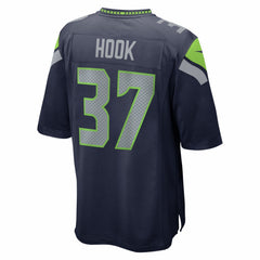 Seattle Seahawks Maxen Hook Team Game Jersey | NFL Online