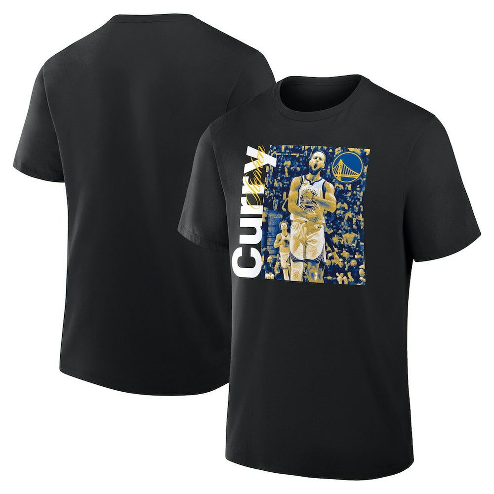 Black Stephen Curry Golden State Warriors Start of Season T-Shirt sale | NBA