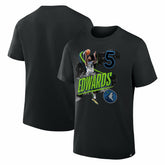 Black Anthony Edwards Minnesota Timberwolves Start of Season T-Shirt | NBA