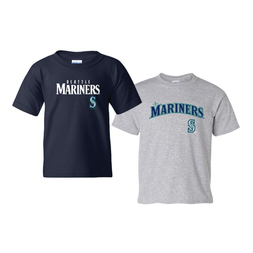 Seattle Mariners Soft as a Grape Youth 2-Pack Logo T-Shirt Set - MLB T-shirts