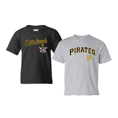 Pittsburgh Pirates Soft as a Grape Youth 2-Pack Logo T-Shirt Set - MLB T-shirts
