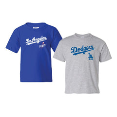 Los Angeles Dodgers Soft as a Grape Youth 2-Pack Logo T-Shirt Set - MLB T-shirts