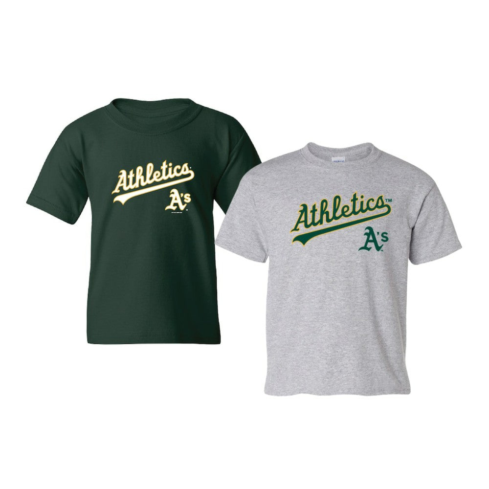 Athletics Soft as a Grape Youth 2-Pack Logo T-Shirt Set - MLB T-shirts