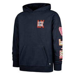 New England Patriots Stoney Clover Lane x '47 Women's Super Bowl LX Patches Foundation Hoodie | NFL Discount