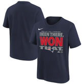 New England Patriots Youth 2025 AFC East Division Champions Locker Room Trophy Collection T-Shirt | NFL Hot