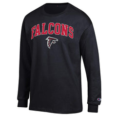 Atlanta Falcons Arch Over Logo Long Sleeve T-Shirt | NFL Hot