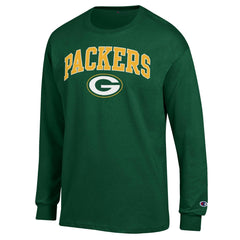 Green Bay Packers Arch Over Logo Long Sleeve T-Shirt | NFL On sale