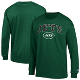 New York Jets Arch Over Logo Long Sleeve T-Shirt | NFL New