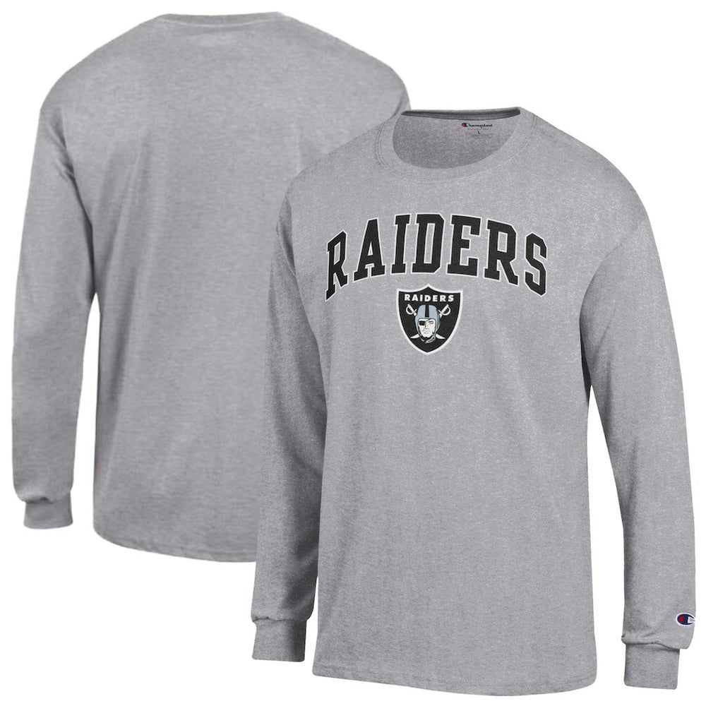 Las Vegas Raiders Arch Over Logo Long Sleeve T-Shirt | NFL Outlet