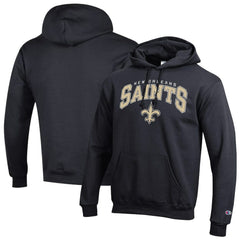 New Orleans Saints Powerblend Arch over Logo Hoodie | NFL Hot