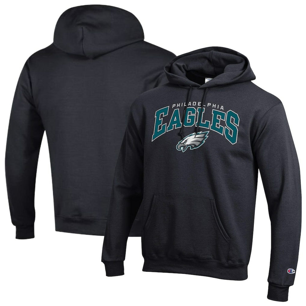 Philadelphia Eagles Powerblend Arch over Logo Hoodie | NFL Discount