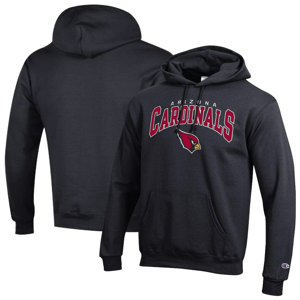 Arizona Cardinals Powerblend Arch over Logo Hoodie | NFL Discount