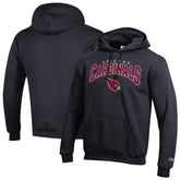 Arizona Cardinals Powerblend Arch over Logo Hoodie | NFL Discount