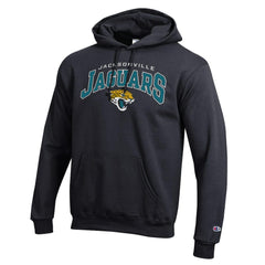 Jacksonville Jaguars Powerblend Arch over Logo Hoodie | NFL Outlet