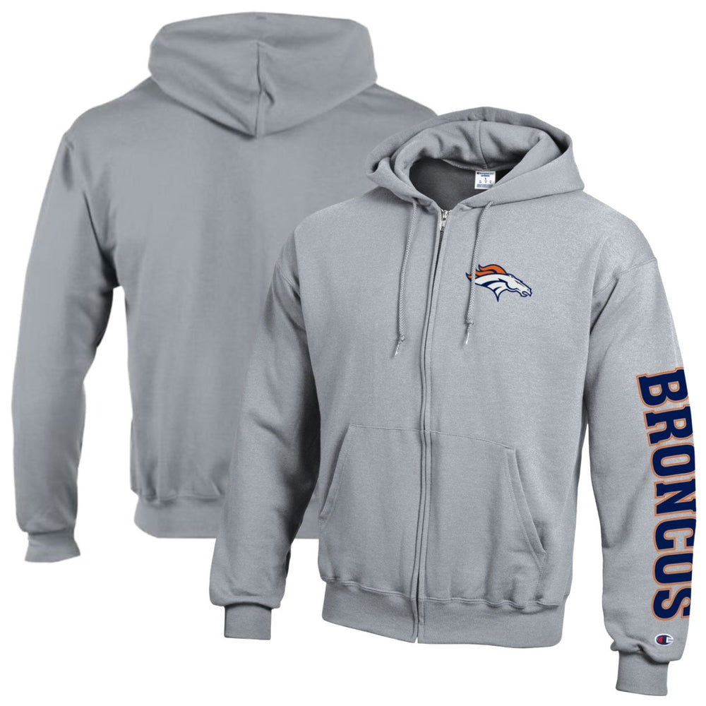 Denver Broncos Powerblend Fleece Full-Zip Hoodie | NFL Hot