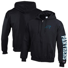 Carolina Panthers Powerblend Fleece Full-Zip Hoodie | NFL New